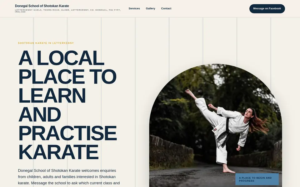 Donegal School of Shotokan Karate website